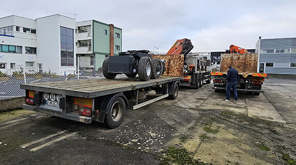 Convois exceptionnels, transport de matériel de chantier en Bretagne