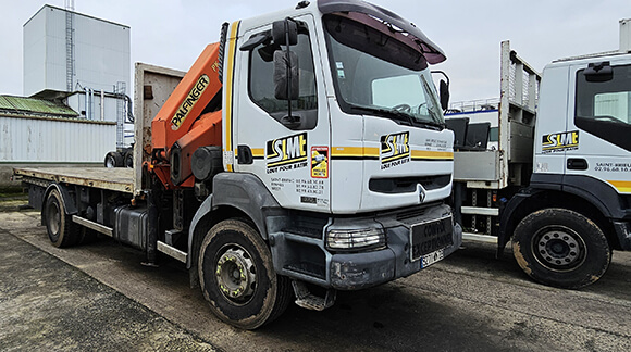 Convois exceptionnels, transport de matériel de chantier en Bretagne